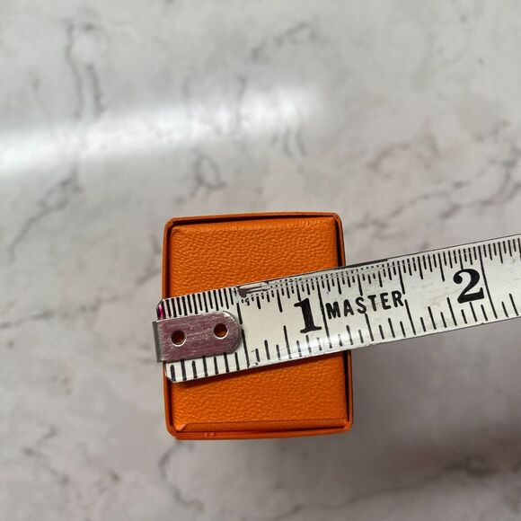 Hermes Paris Orange Cardboard Upside Storage Empty Box L 3.5"x W 1.2"x H 1" - Picture 4 of 6